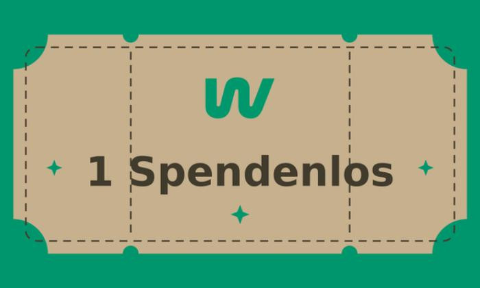 1 x Spendenlos