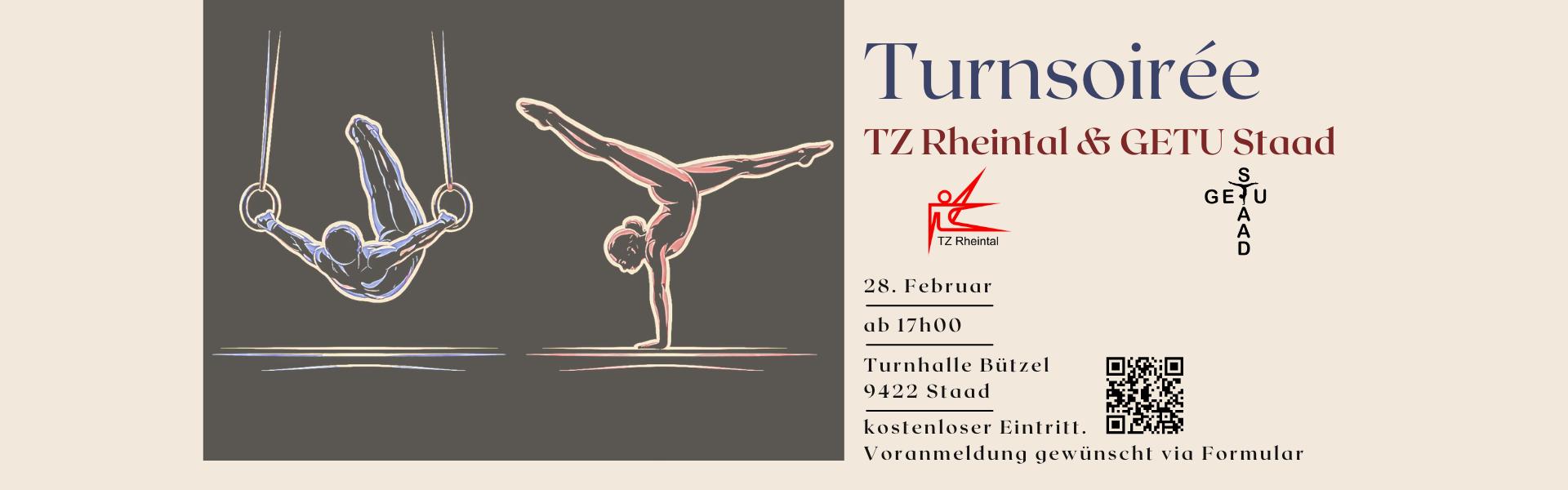 TZ Rheintal & GETU Staad Turnsoirée (inkl. Sponsorenlauf) 