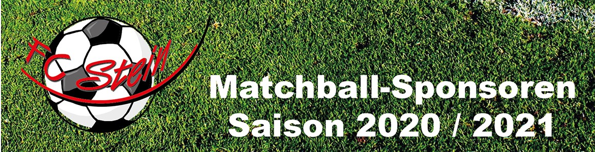 FC Stein: Matchball Sponsoring Saison 2020 / 2021
