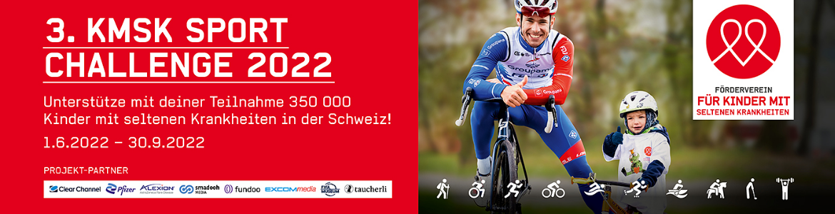 Sport Challenge zugunsten von Kindern mit seltenen Krankheiten